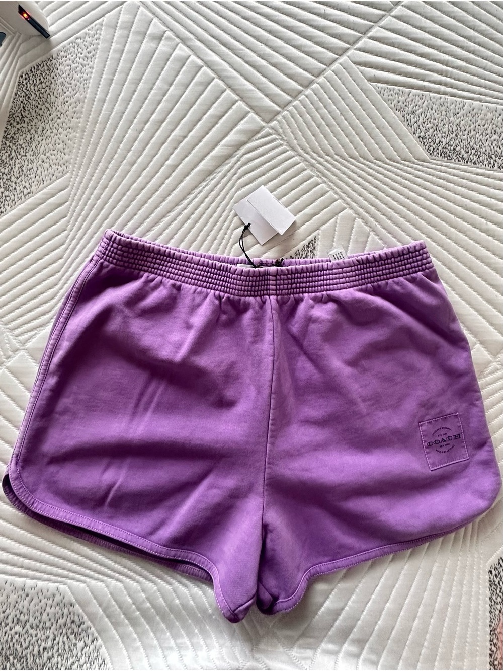 Coach Lavender Logo short- Light Purple sz L